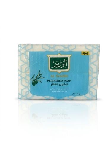 صابون الوزير المعطر المحضر من زيت الزيتون 4 حبه في...