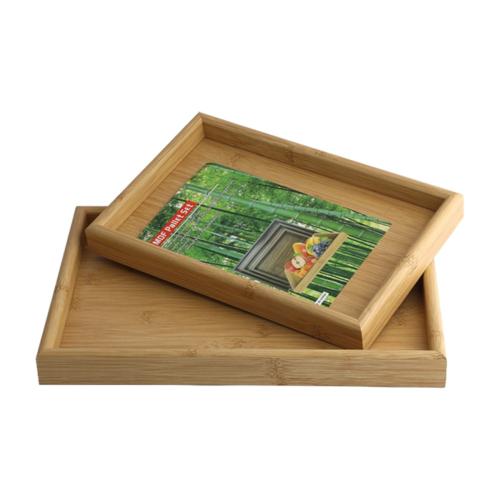 طقم طوفرية خشب مستطيل 2 حبه