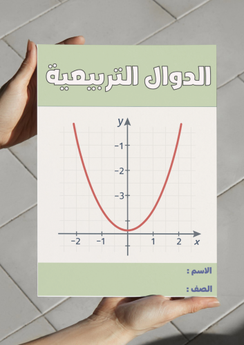 ‎مطوية الدوال التربيعية.
