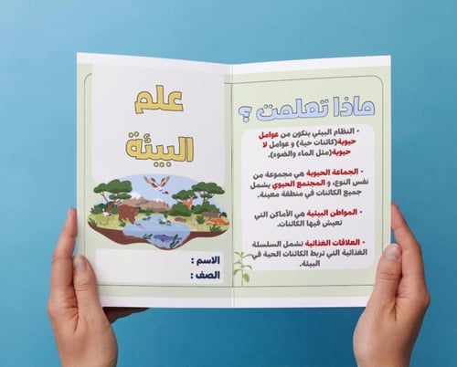 ‎مطوية علم البيئة .