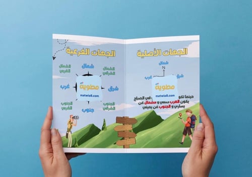 ‎مطوية الجهات الأصلية والفرعية-٤