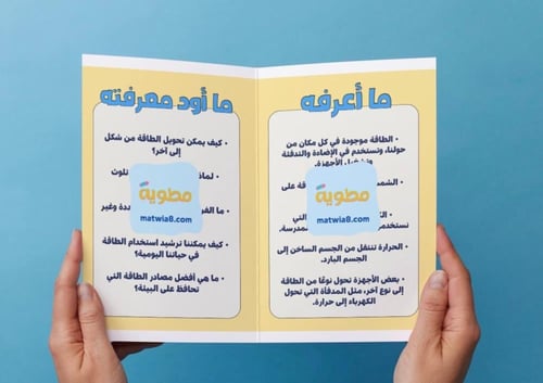 ‎مطوية الطاقة وتحولاتها - ثاني متوسط