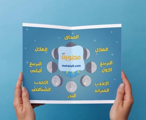 ‎مطوية أطوار القمر