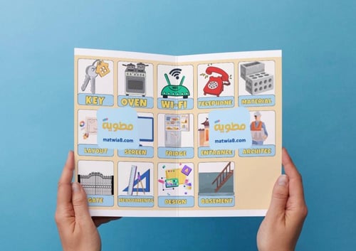 ‎مطوية House design أجزاء المنزل ,