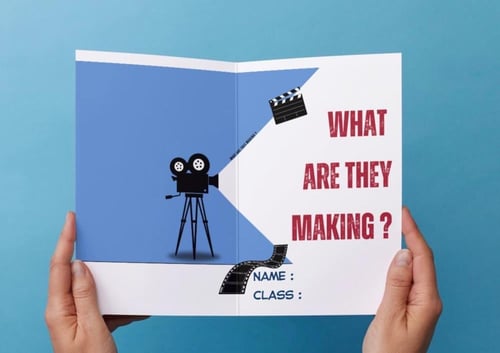 ‎مطوية What are they making - ثاني متوسط.