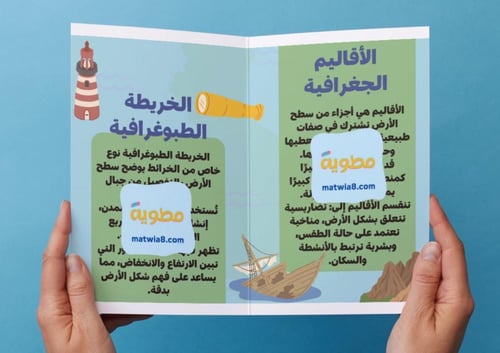 مطوية الجغرافيا-ثاني متوسط