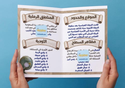 مطوية جغرافية وطني-خامس