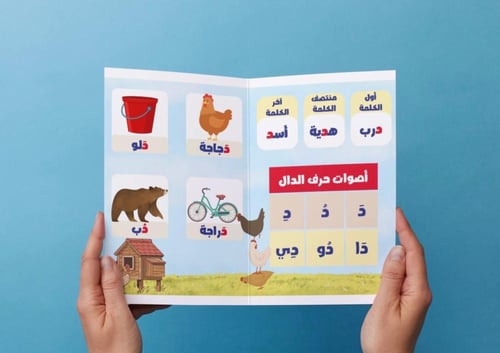 ‎مطوية حرف الدال.٢