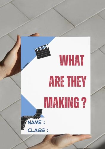 ‎مطوية What are they making - ثاني متوسط.