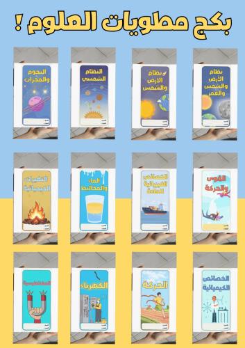 بكج مطويات علوم سادس