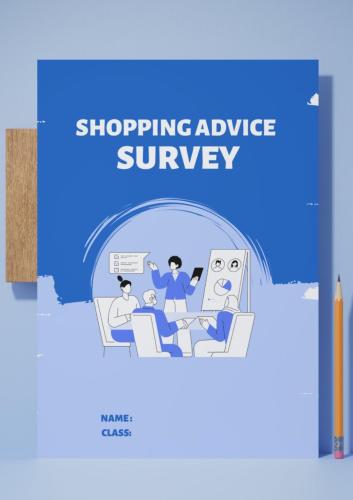 ‎مشروع shopping advice survey .