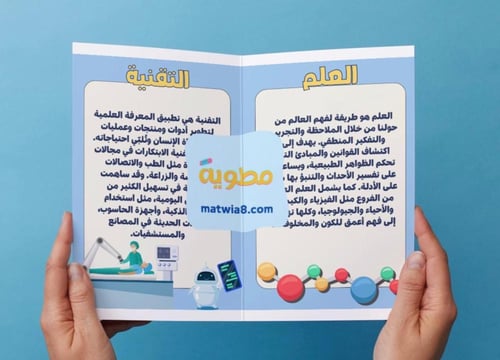 ‎مطوية طبيعة العلم - ثاني متوسط