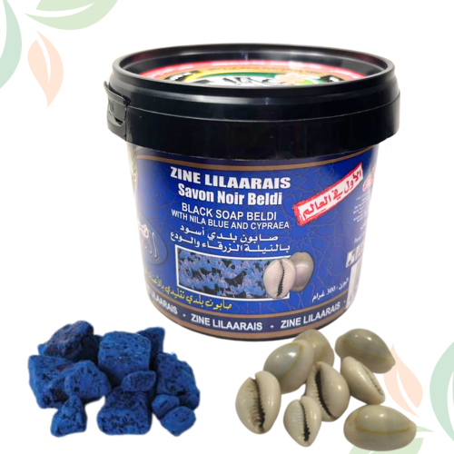 الصابون البلدي بالنيلة الزرقاء