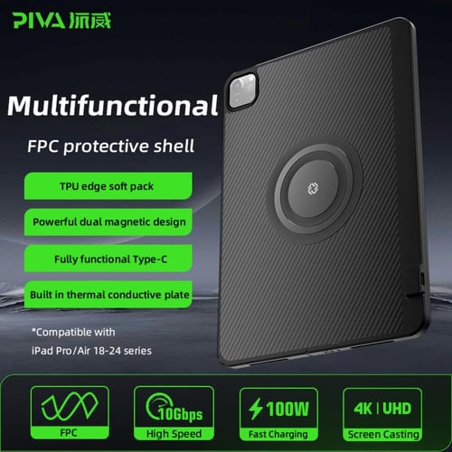 PIVA بيفا | كفر آيباد برو (13"/12.9") بمنفذ Type-C...