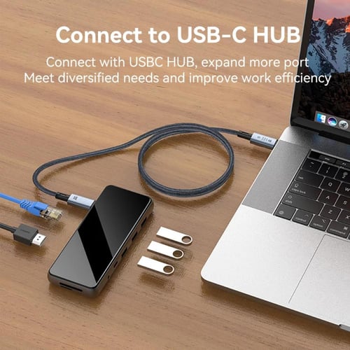 Sarafox USB4 | كابل PD 240W بقدرة 40Gbps وفيديو 8K...