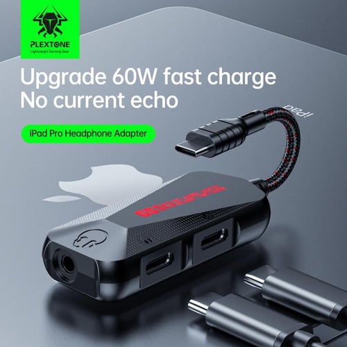 PLEXTONE GS1 3in1 | وصلة ألعاب تايب سي بصوت Hi‑Fi...