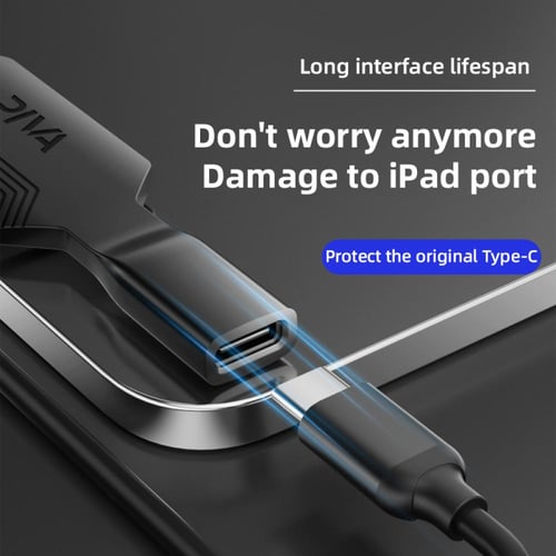 PIVA PW-02 | وصلة Type-C للايباد قصيرة بزاوية مريح...