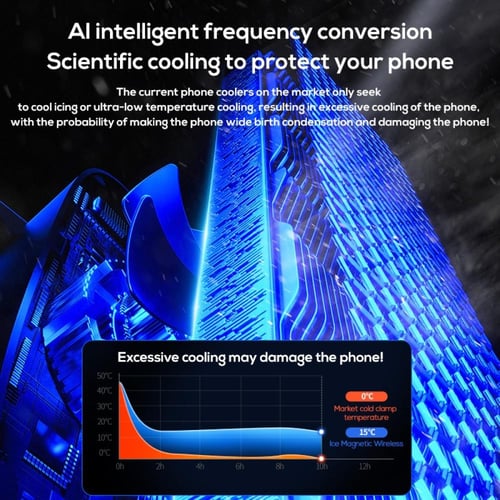 MEMO CX12 مروحة تبريد للجوال مع بطارية قابلة للفصل