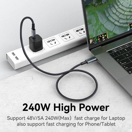 Sarafox USB4 | كابل PD 240W بقدرة 40Gbps وفيديو 8K...