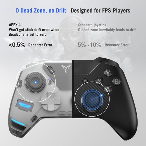 Flydigi APEX 4 | يد تحكم 1000Hz بجيروسكوب وشاشة ذك...