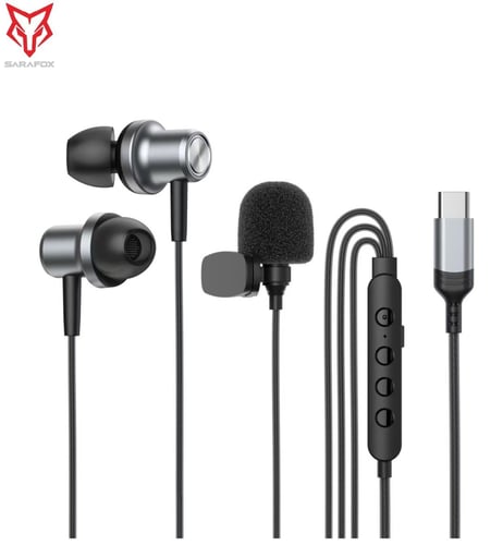 سماعة تايب سي Type-C بخاصية تغيير الاصوات