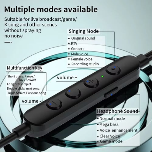 سماعة تايب سي Type-C بخاصية تغيير الاصوات