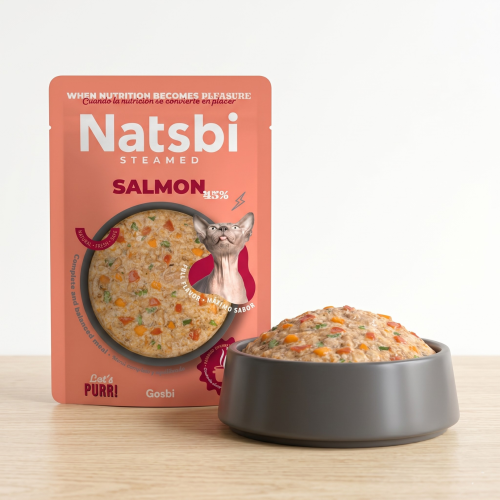 ناتسبي بالسلمون (Natsbi Steamed Salmon) | 80 جرام