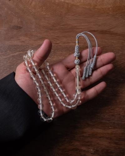 مسباح بكلايت شفاف كركوشة