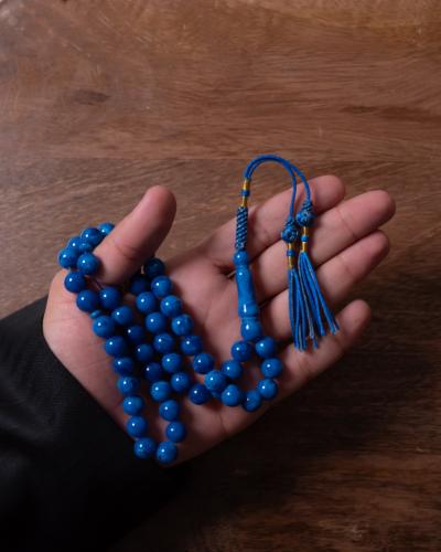 مسباح بكلايت ازرق كركوشة