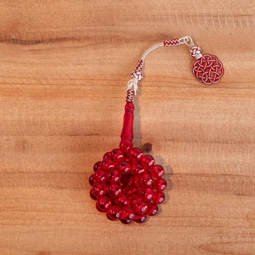 مسباح بكلايت احمر شفاف