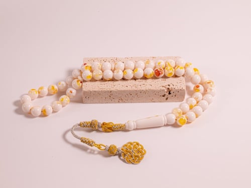 مسباح بكلايت ابيض مخلوط