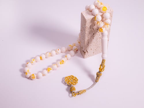 مسباح بكلايت ابيض مخلوط