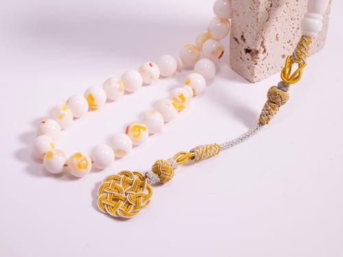 مسباح بكلايت ابيض مخلوط