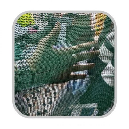 شبك ظل كوري اخضر 4*50متر 160 جرام 80%