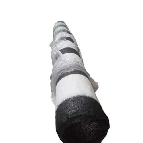 شبك ظل مخطط ابيض واسود 150 جرام 2*50 متر 90%