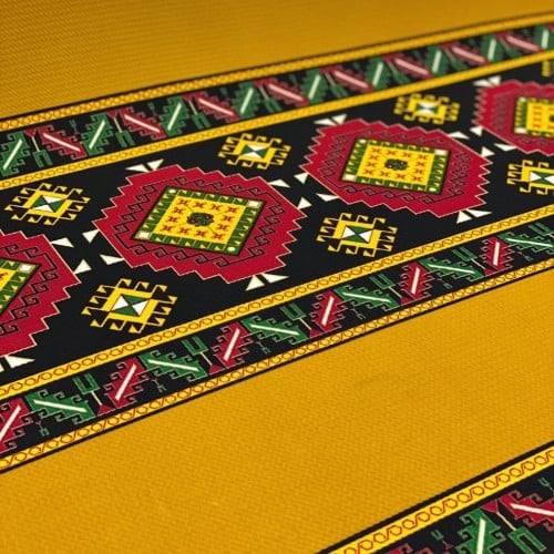 بطانه اصفر مشجر 90 سم * 200 يارده