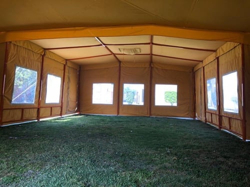 خيمه راحتنا مع المقدمه 9x5 مقدمه 5x5.5