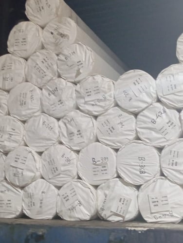 قماش هندي ابيض 2*50 متر ضد الماء جميع الجودات