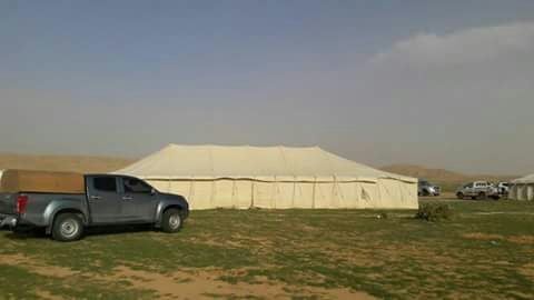 خيمة ابو جمل 8*16 يارده ضد الماء 3 غاط 34 مل