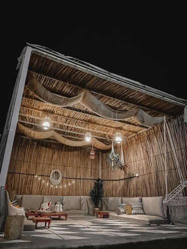 حصير سعف 1.20*6 متر