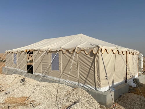 خيمة راحتنا مع جملون 12x6 ضد الماء 3 غاظ 36 مل