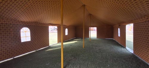 خيمة السلطان 7*15 متر 36 مل 3 غاظ