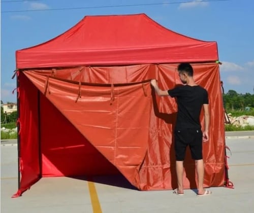 مضلة مقاس بيج 2x2 مع اروقة جهه شفاف