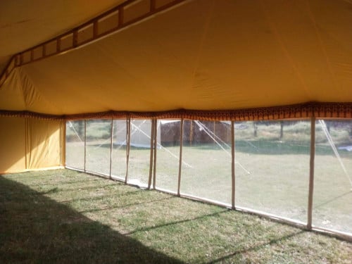 رواق شفاف خيمة 10x6