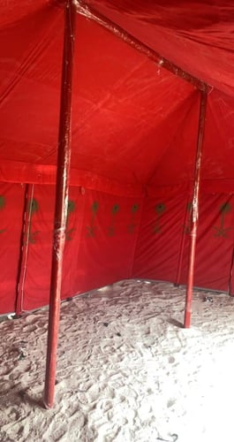 بيت شعر 4*6 قماش سدو ابو سيفين 3 غاظ سماكة 30 مل