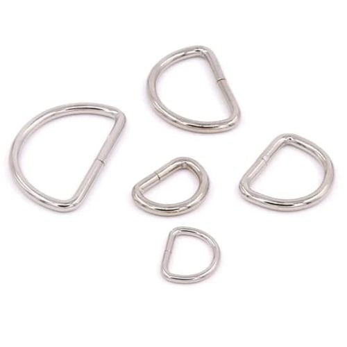 حلق حديد حرف D مقاس 4 سم