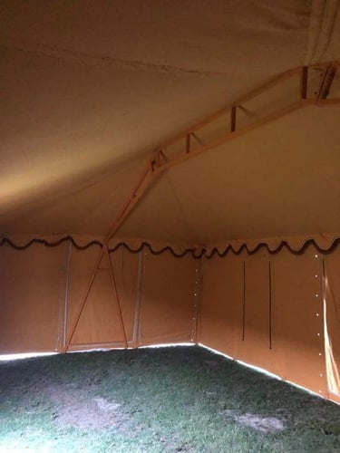 خيمه راحتنا ابو جملون 5*8 ضد الماء 3 غاظ 36 مل