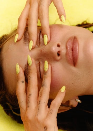 rhode - lip tint lemontini shimmery sheer gold