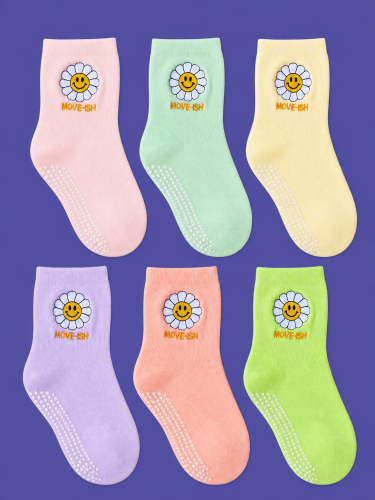 Children's non-slip slippers (6-9 years) set of 3 pairs