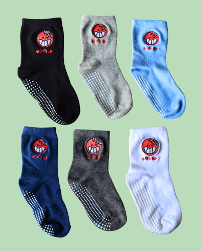Children's anti-slip sharaib (6-8 years) set of 3 pairs